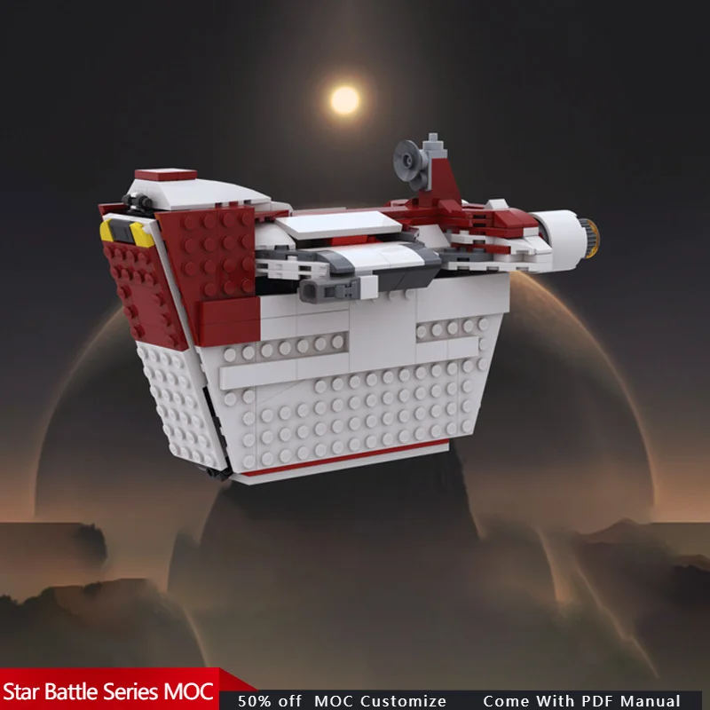 

332 PCS Star Fighting CR-20 Clone Carrier - 75333 75388 alternative MOC Customize Modular Building Block DIY Holiday Toy Gifts