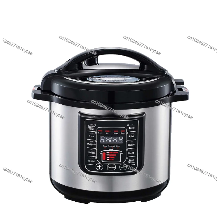 6L Electric Programmable Pressure Cooker Multi Cooker Stainless Steel Aluminum Pot for Household Rice PED CE CB Standard