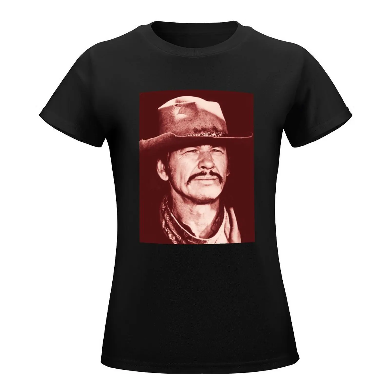 Charles Bronson T-Shirt cute tops Aesthetic clothing Blouse funny funny t shirts for Women