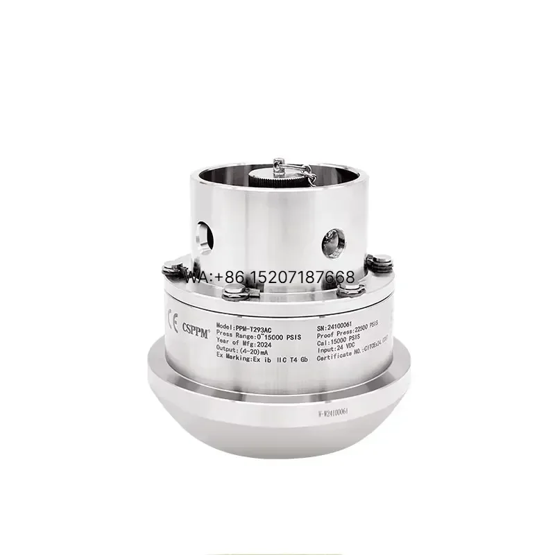 Wmwmnu for 1502 Pressure Sensor Oil Well Drilling Servicing Hammer Union Pressure Transmitter PPM-T293A with Ex-Proof