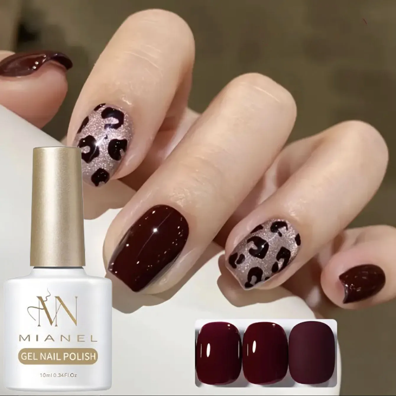 10 مللي 1 قطعة الأظافر الحمراء عيد الميلاد الأظافر العميق الأحمر هلام هلام طلاء الأظافر UV ضوء الأظافر مناسبة للأظافر وأظافر أصابع القدم مسمار الاشياء