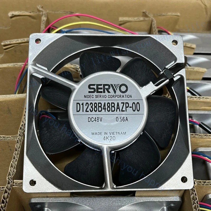 

V+ 1PCS New for Servo D1238B48BAZP-00 48V 0.56A 2-wire cooling fan#QW