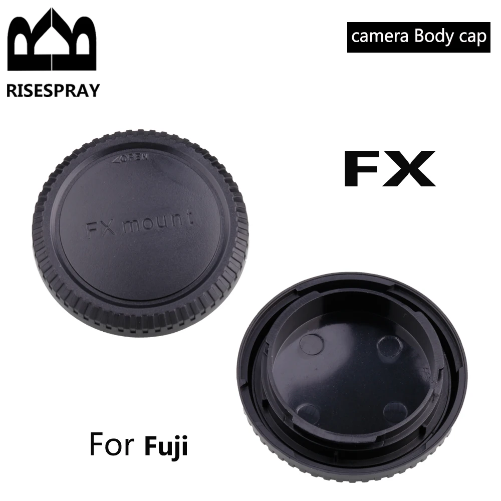 Rear Lens Body Cap Camera Cover Anti-dust Protection Plastic Black for Fuji Fujifilm FX X Mount