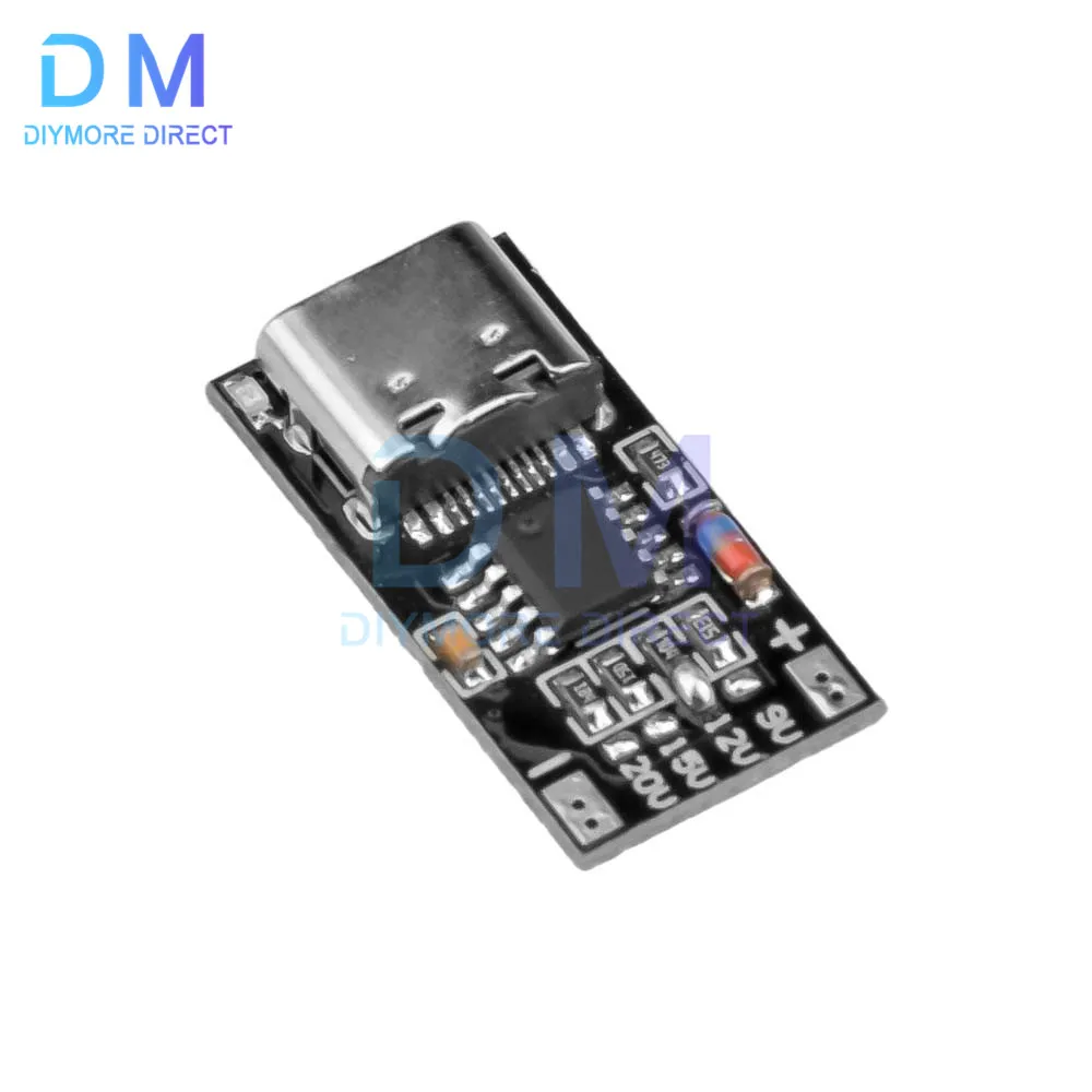 PD/QC Decoy Board Fast Charge USB Boost Module Type-c Power Supply Change Module PD3.0/2.0 PPS/QC4+ QC3.0/2.0 FCP AFC