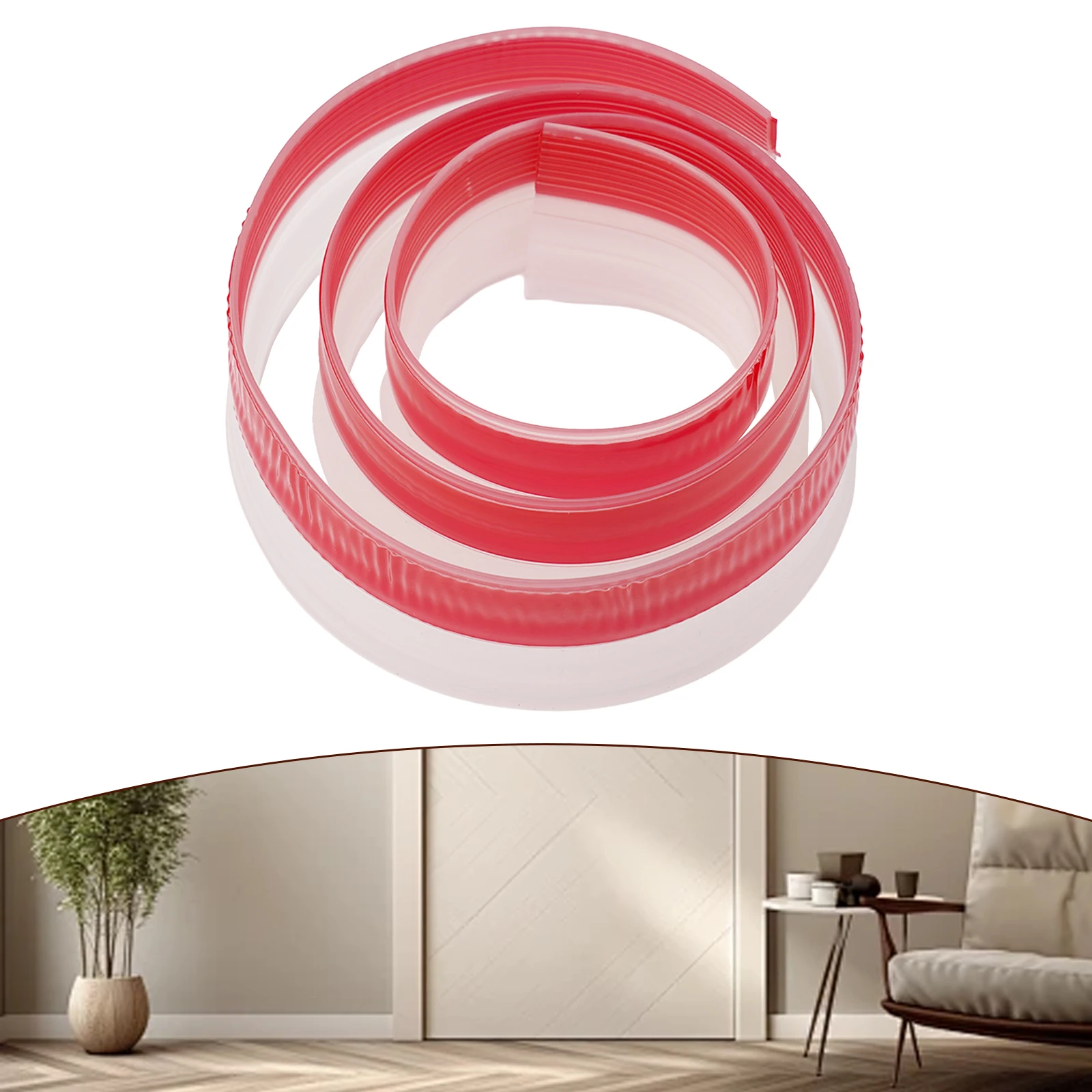 1pc Unde Door Bottom Seal Strip 100*4cm Flexible Wind Noise Reduction Stopper Under Door Sealing For Bathroom Laundry Room