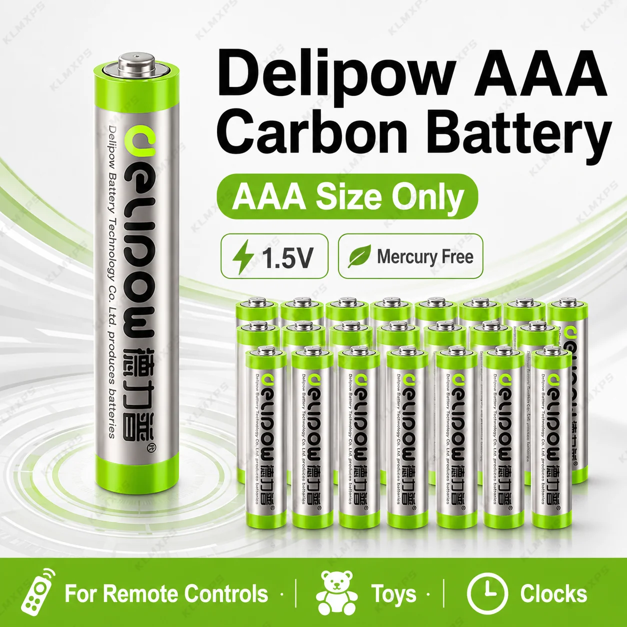 AAA High-Performance Carbon Battery 1.5V Low Self-Discharge Long-Lasting for Toys Remote Alarm Clock