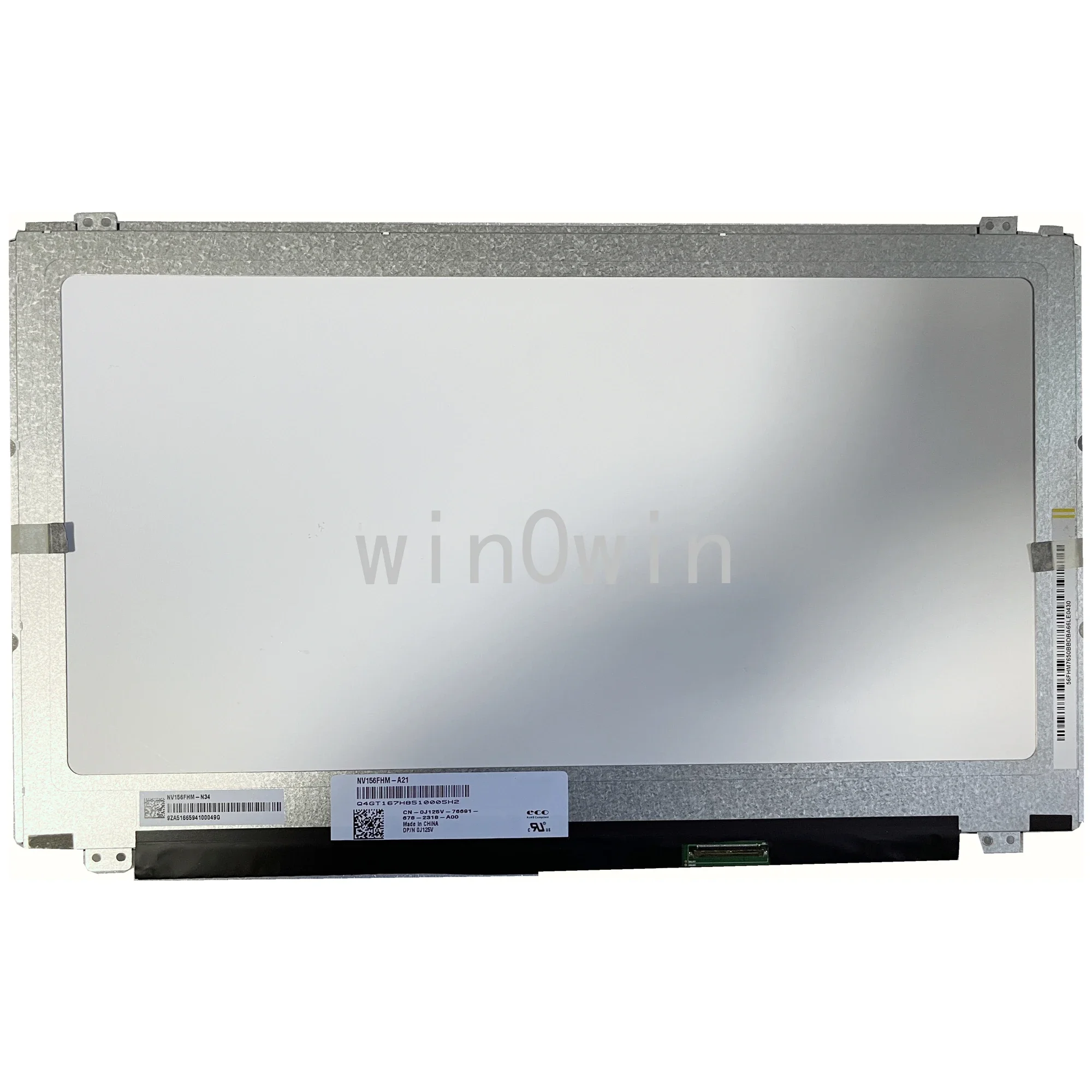 

NV156FHM-A21 NV156FHM-N34 DPN 0J125V 1920×1080 40pins Laptop LCD Screen 15.6 Inch