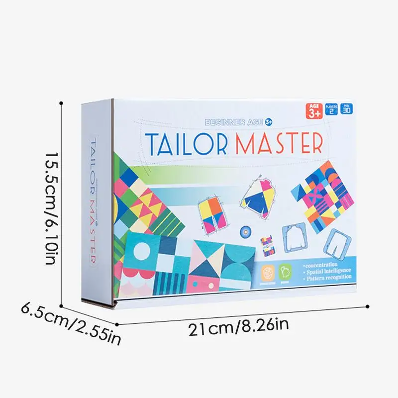 Jeu de société Tailleur Master pour enfants, reconnaissance de documents pour tout-petits, jouets Montessori, jeux de table interactifs parent-enfant, cadeaux d'anniversaire pour enfants