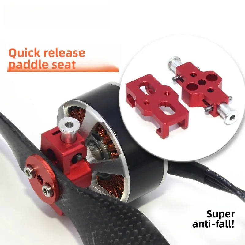 Drone Quick-Release Propeller Mount — 12mm Propeller Clamp / Self-Tightening Prop Adapter Accessory