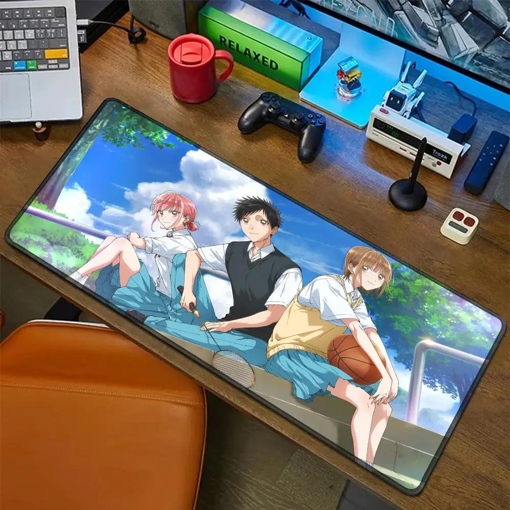 

Blue Box Anime Mouse Pad Rubber Mat Laptop Xxl Mousepad Notebook Gamer Computer Table Gaming Accessories