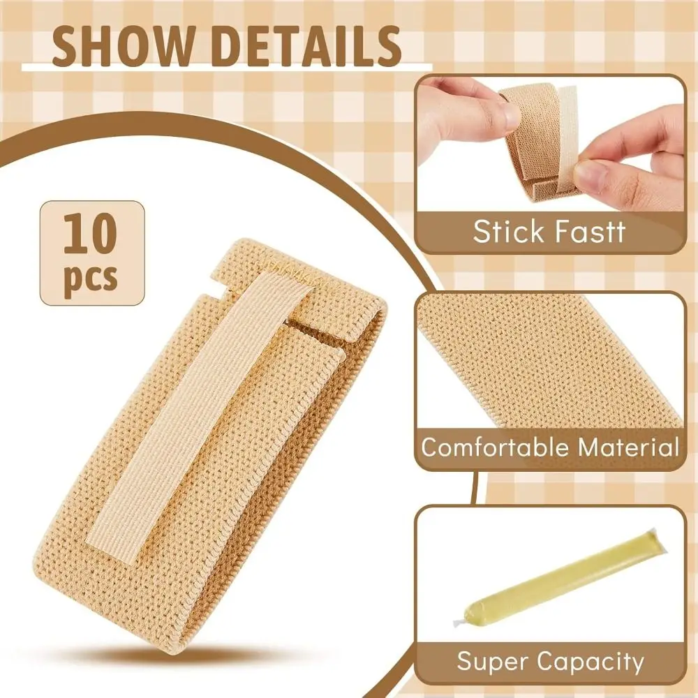 Replacement Reusable Male External Catheter Kit Adjustable No Leaking Male Catheter Fixer Elastic Men Catheter Supplies