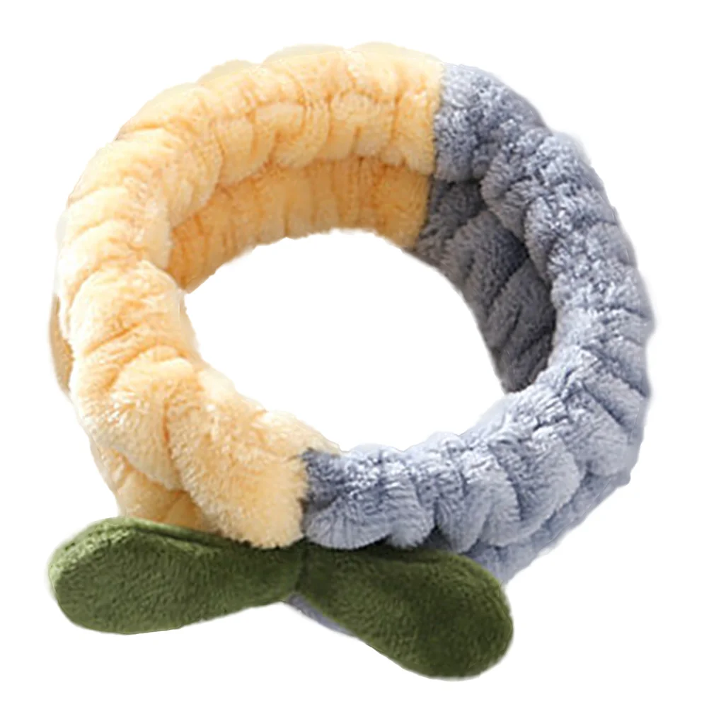 

Face Wash Hair Tie Spa Headband Headbands for Women Washing Make up Bath Plush Makeup
