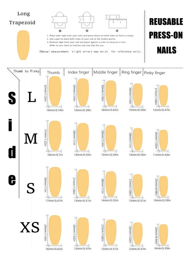 10 uñas postizas trapezoidales de longitud media, con luna plateada líquida y cinta negra, estilo gótico oscuro, para salidas nocturnas, subcultura, Y2K, fiestas y festivales 6