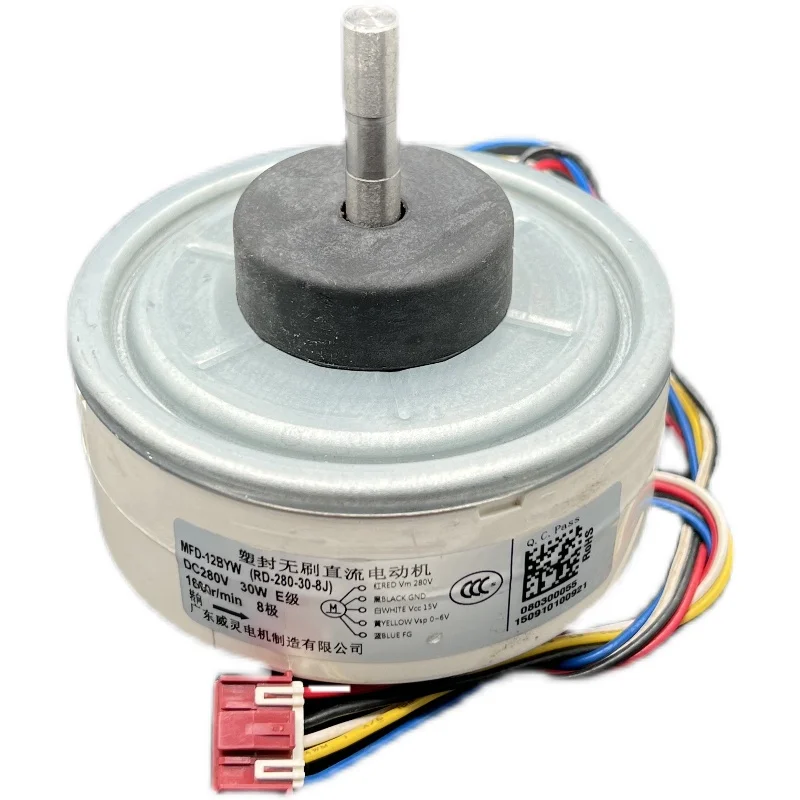 Nuevo para motor de aire acondicionado Fujitsu MFD-12BYW RD-280-30-8J ventilador de motor de aire acondicionado buena pieza de trabajo