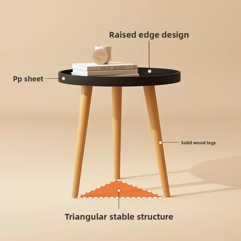 Coffee table Nordic small coffee table living room sofa side few bedside small table corner few small round table