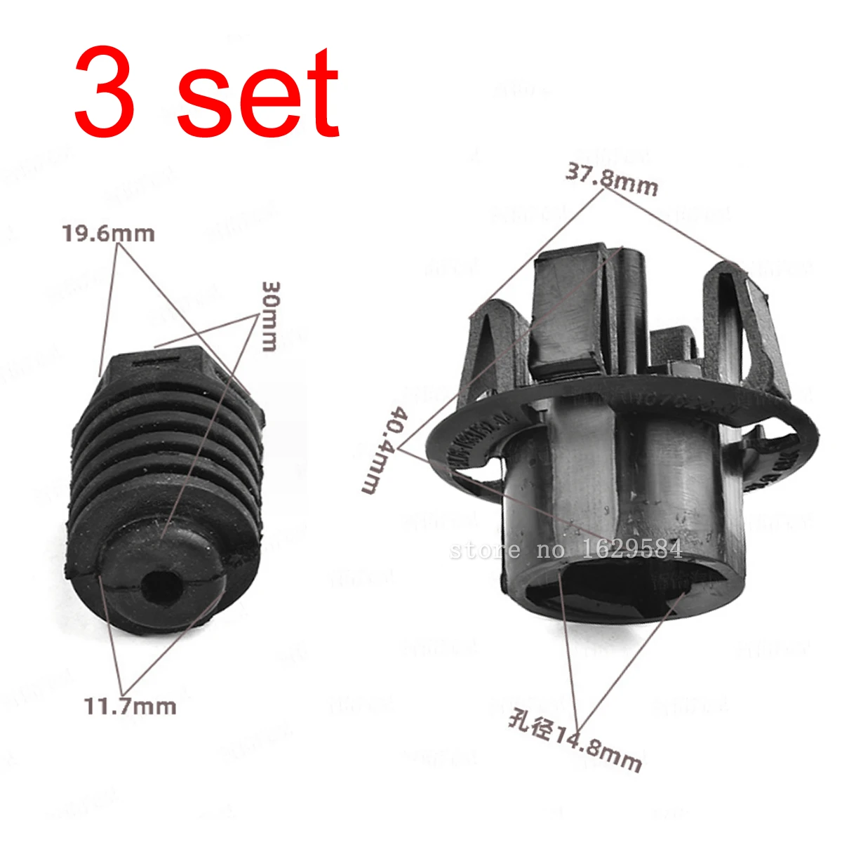 3set For BMW F01 F02 67 10 20 21 22 23 31 87 M2 X1 345 Bonnet Hood Slam Adjuster Repair 51767348121 51767183752 A0019981440