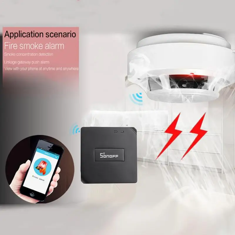 Universal inteligente de automação residencial rf ponte wifi 433 mhz interruptor substituição domotica wi-fi controle remoto rf