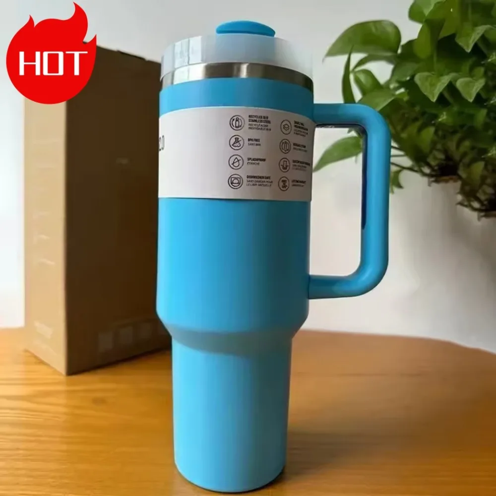 جديد 40oz الفولاذ المقاوم للصدأ معزول زجاجة ماء ترموس تفريغ للسيارة السفر الرياضة المشروبات الباردة كوب حراري هدية كوب حراري