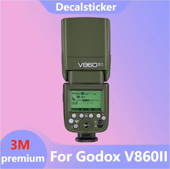 For Godox V860II V860 II Anti-Scratch Camera Flash Sticker Coat Wrap Protective Film Body Protector Skin Cover