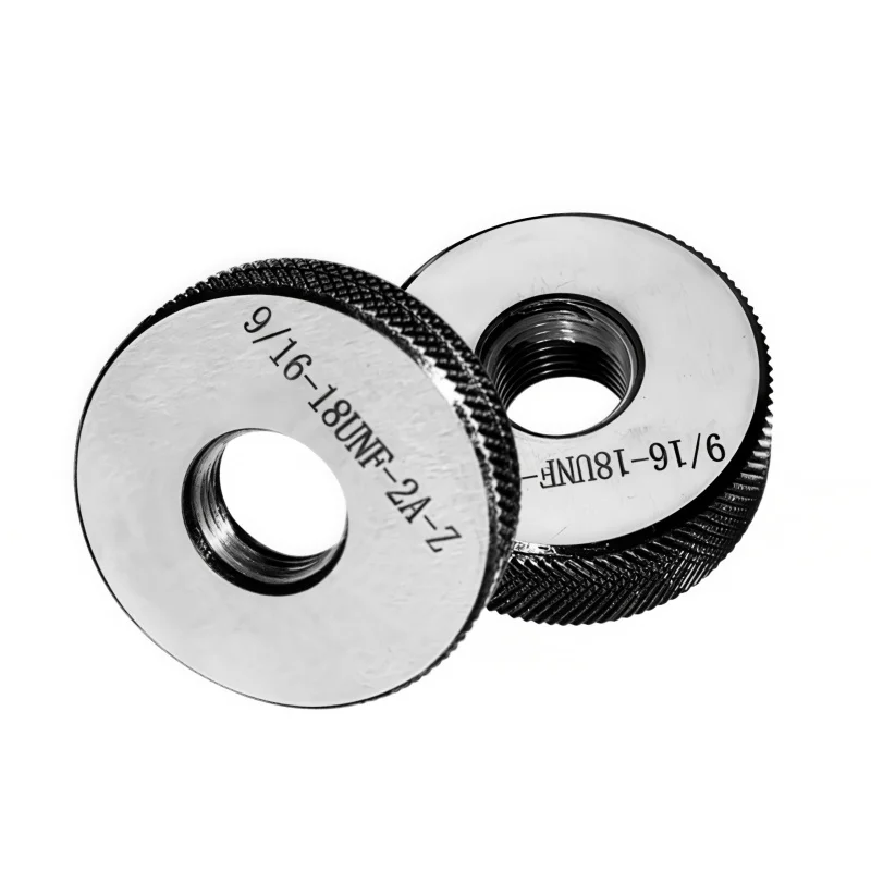 2A American Thread Ring Gauge 1Set 1-1/16 to 1-13/16 UNC F EF S 1*GO 1*NOGO Thread Inspection Tools