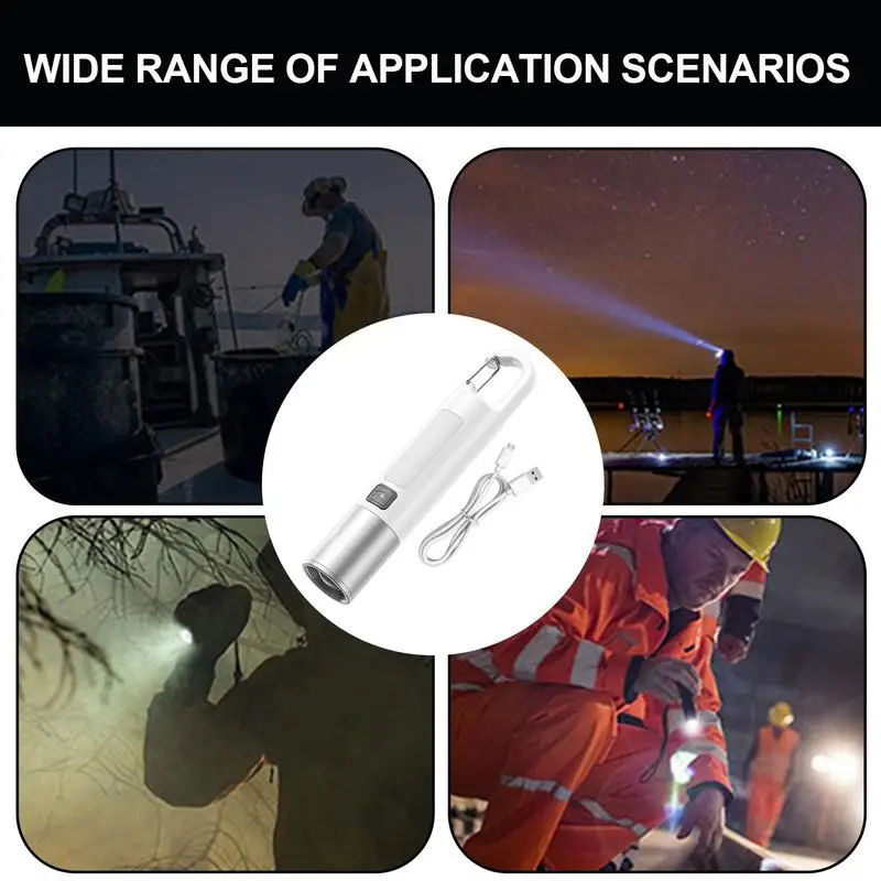 Bright Flashlights High Lumens Waterproof Side Light Super Bright Flashlight Waterproof Flash Lights Flashlights For Home