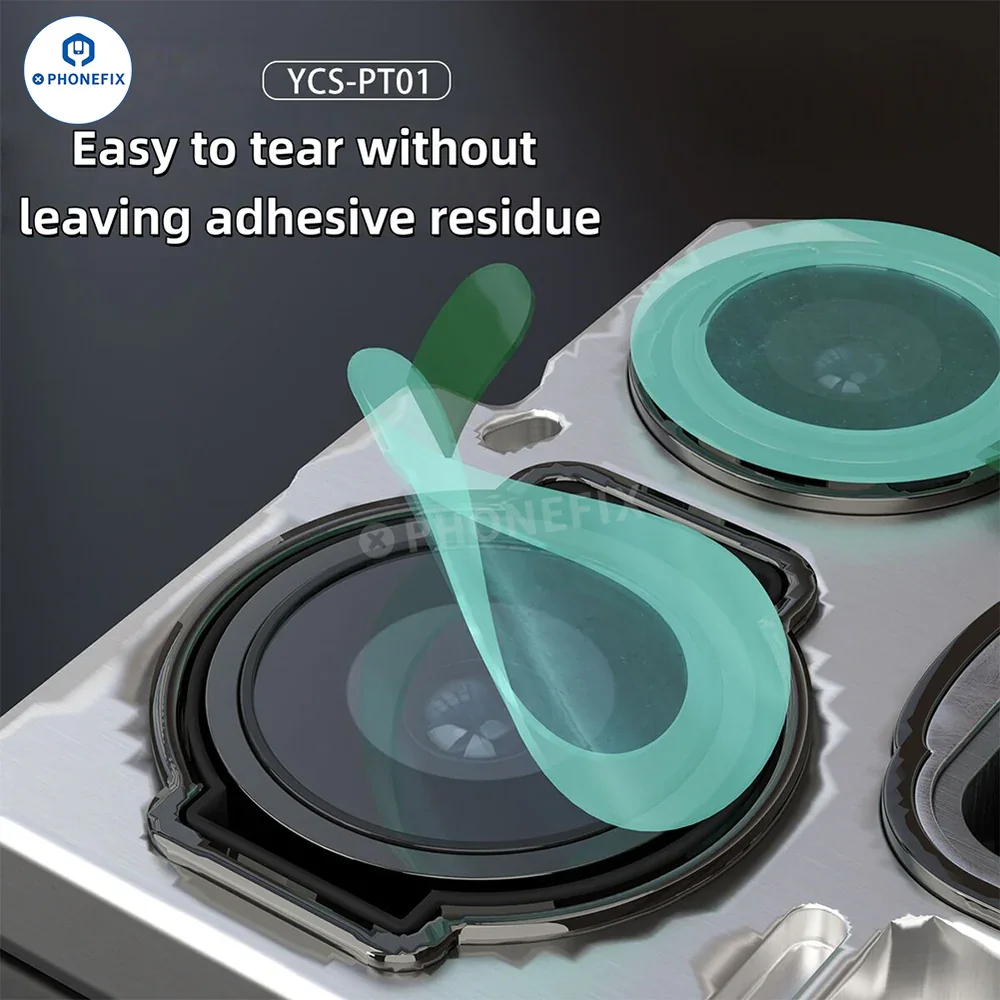 YCS PT01 Phone Lens Protection Sticker 5mm 6.5mm 8mm 10mm 12mm 13.5mm Non-damaging Blue Light Stickers for iPhone Camera Lens