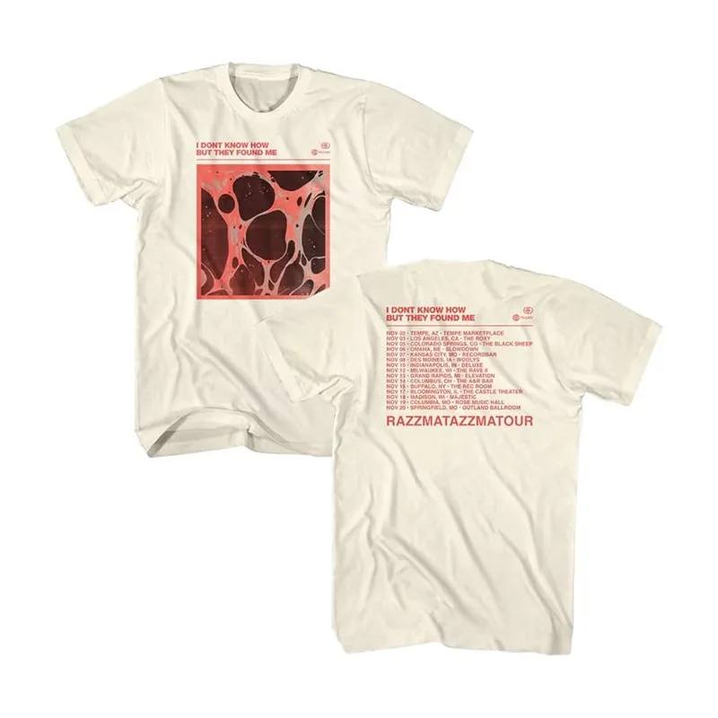Fit IDKHOW Razz American Indie Pop Electronic Rock Band American Loose High Street T-shirt for Men and Women