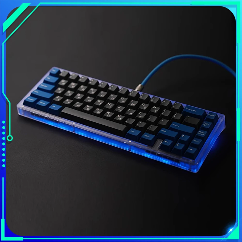 

Swagkeys EAVE65 комплект механической клавиатуры, проводная клавиатура на заказ, креативный ПК, литьевая прозрачная клавиатура, аксессуары для ПК
