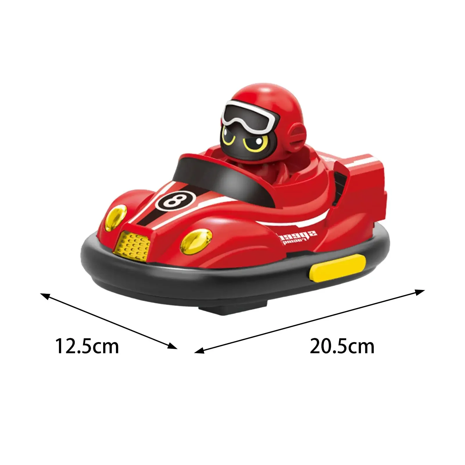Remote Control Bumper Car Kids Play Vehicle Toy RC Ejecting Bumper Car for Age 3 4 5 6+ Year Old Boys Girls Teens New Year Gift