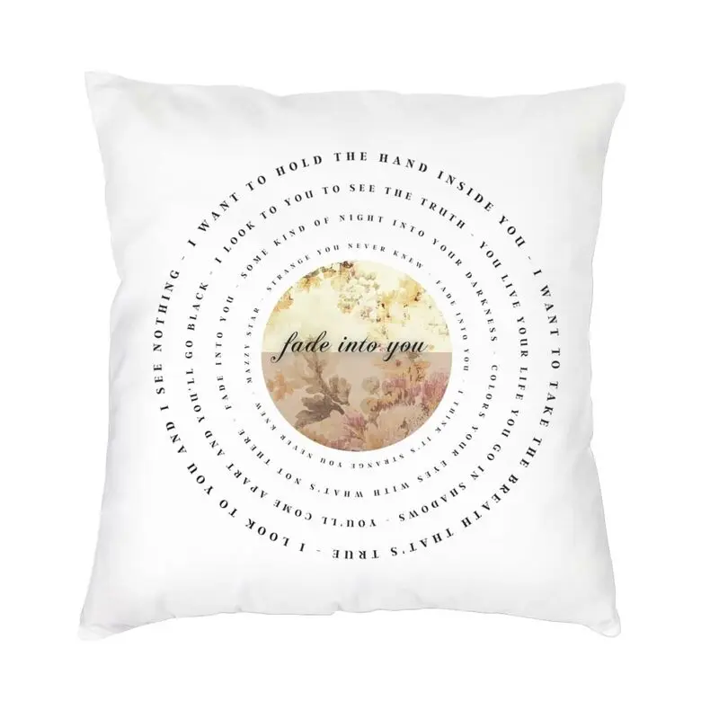 Mazzy Star Inspired Greeting Cushion Cover 40x40cm Soft Rock Band Throw Pillow Case Sofa Square Pillowcase Bedroom Decoration