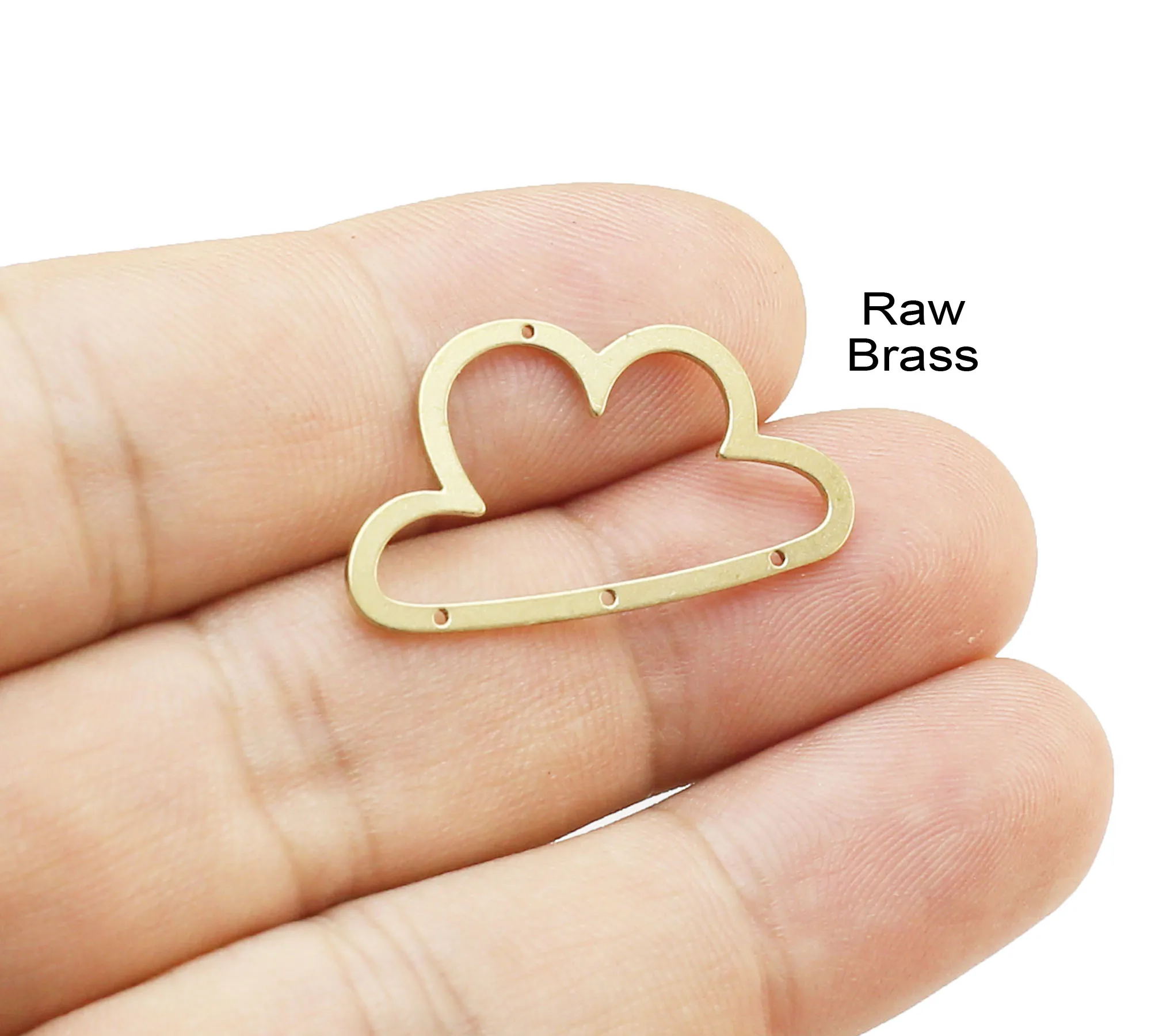 

Подвеска для ожерелья, латунная фурнитура для подвесок, 30x16,7x0,8 мм, 6 шт., R1286