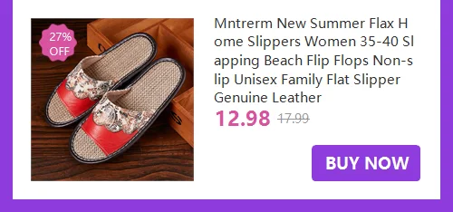 Mntrerm Large Bow Home Slippers Indoor Non-Slip Home Slippers Soft Bottom Viscose Linen Sandals And Slippers