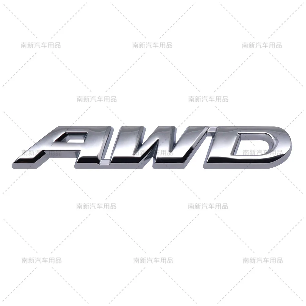 Металлическая эмблема AWD с полным приводом подходит для буквенного логотипа на заднем багажнике нового Honda CR-V Citroen Binzhi XRV
