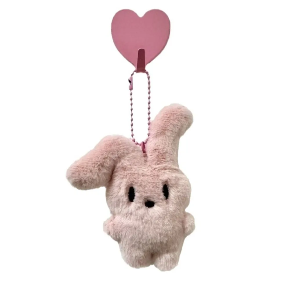 2024 Portachiavi con coniglio cartone animato Decorazione dolce Ciondolo animale in peluche Accessori regalo carini Zaino