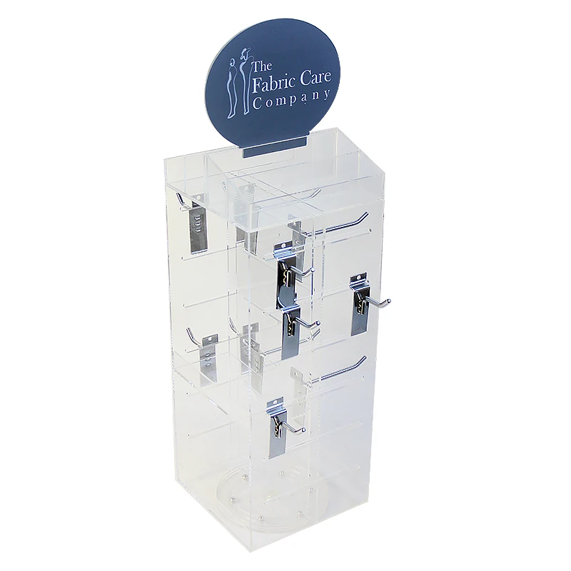 custom.Tinya Custom USB Charging Display Phone Stand Acrylic Cell Phone Accessories Display Rack With Hanging Hook