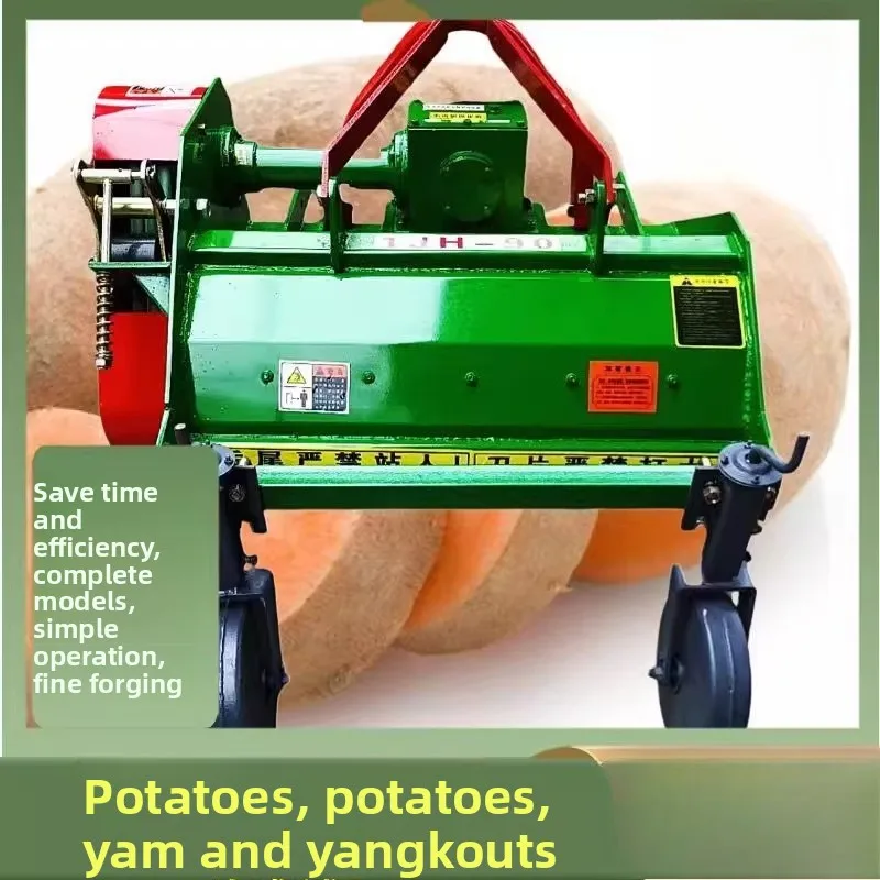 

four-wheel rear agricultural potato sweet potato ridge killing machine seedling machine