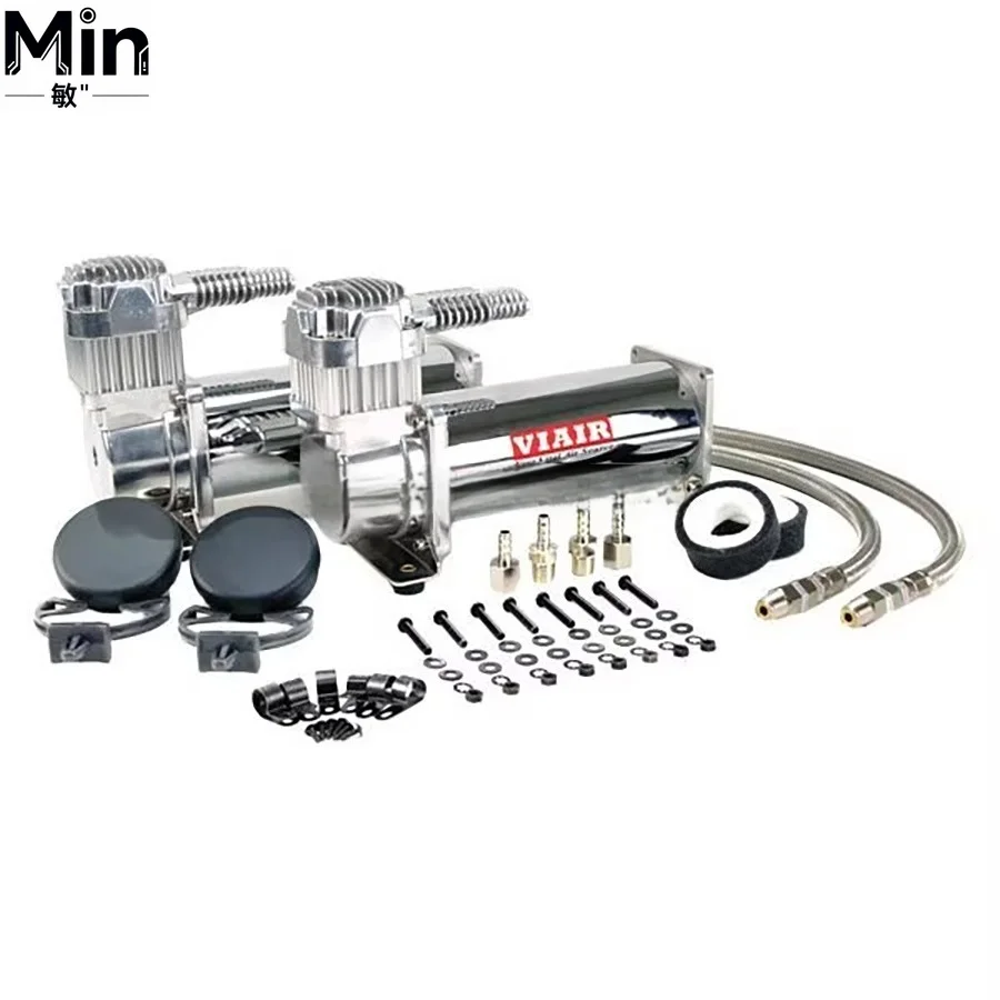 Upgrade Pneumatic Shock Absorber Air Pump 400cc V360 Mute Air Suspension Inflator 200PSI 12V