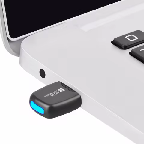 USB WiFi 6 Adapter Mini USB WiFi Card Adapter Driver Free Wi-Fi Lan Adapter 2.4GHz 286.8Mbps For PC Laptop Windows 7 10 11