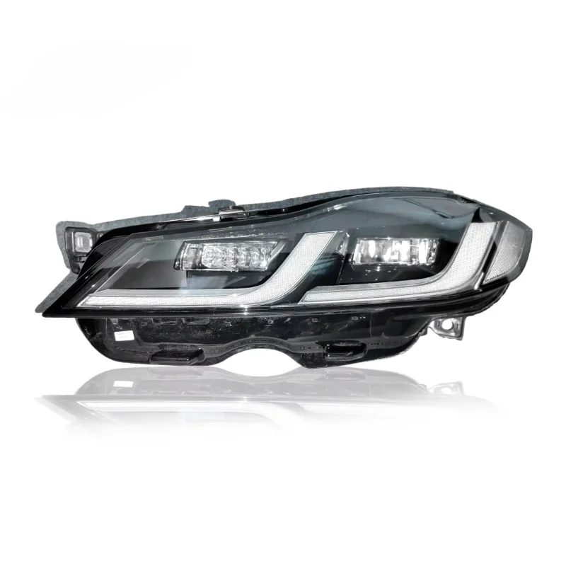 Подходит для фар Jaguar XF 2021-2024 XF P200 P250 P300 F-PACE. Полностью светодиодные фары в сборе для Jaguar F-PACE.