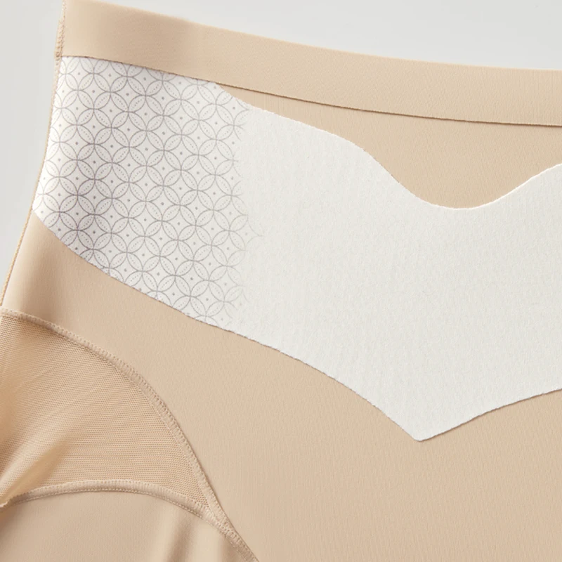High-Waist Tummy Control Shaping Panty Seamless Invisible 2-in-1 Hip Lifting Safety Shorts Antibacterial Extended Gusset for Wom view 5