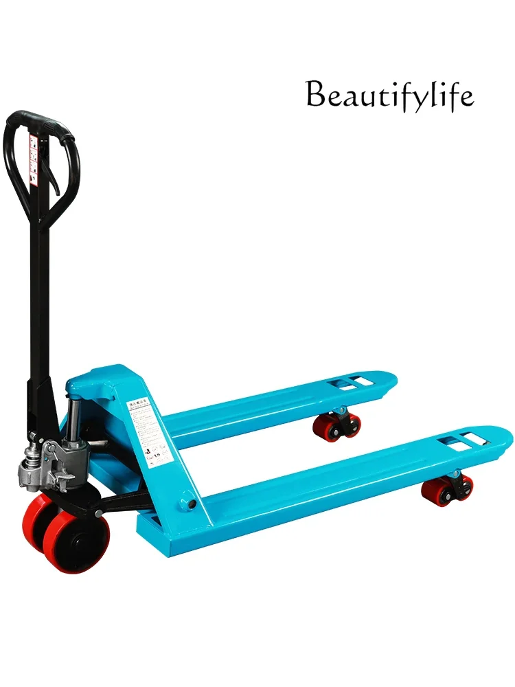 

Diniu forklift manual handling hydraulic hand-pulled pallet loading and unloading trailer lifting trolley