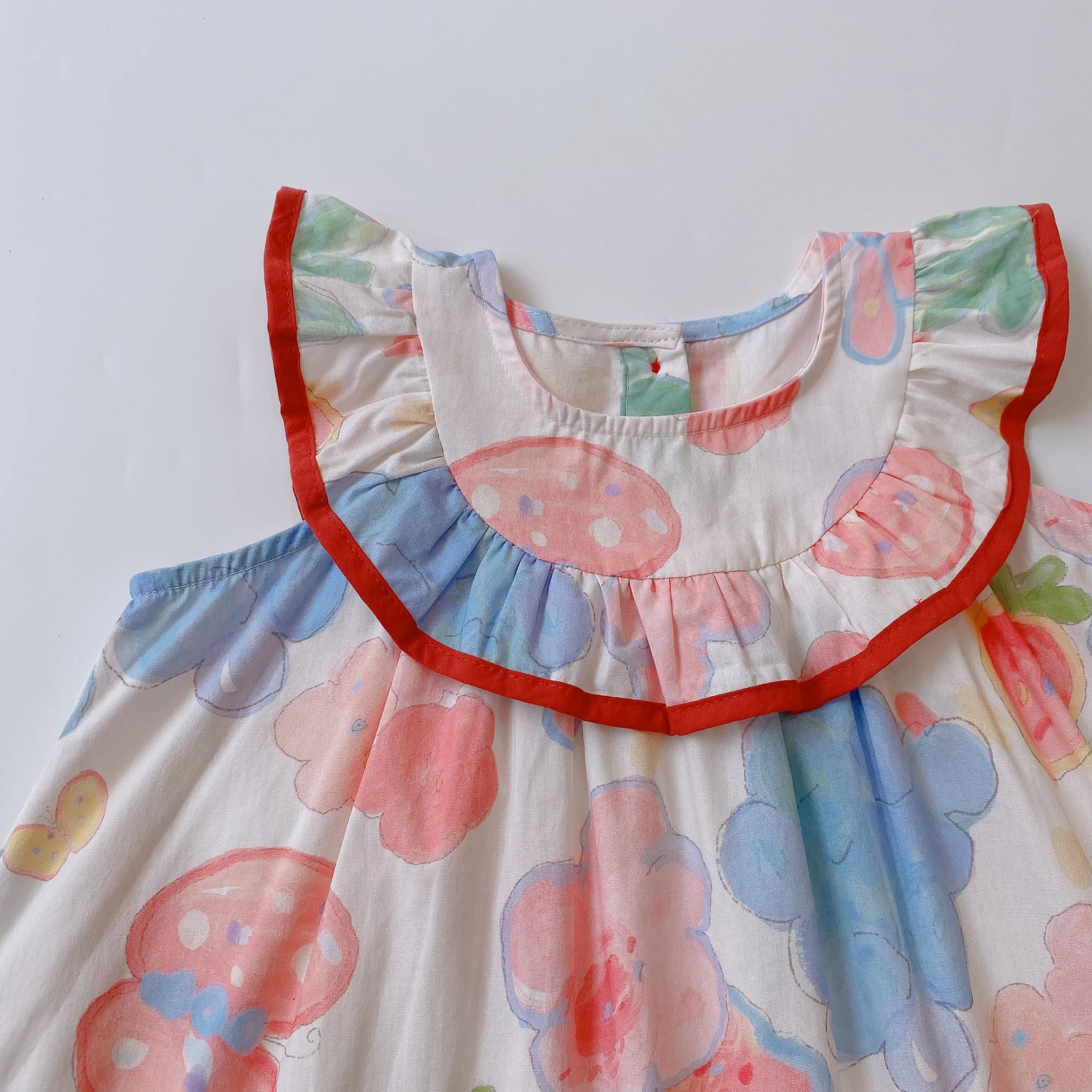 Robe en coton à fleurs pour bé - Summer Clothing Drawing avis et prix
