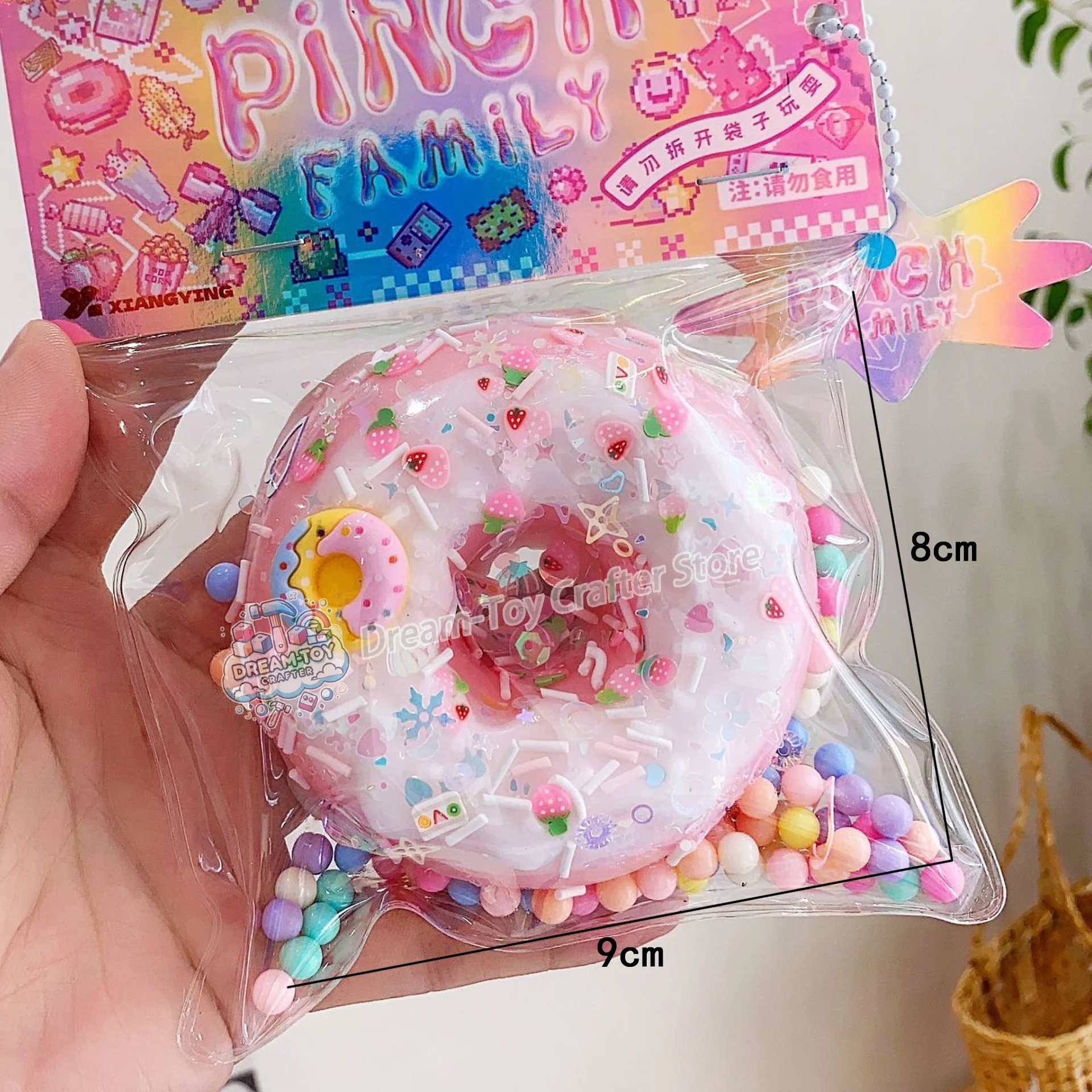 Taba mole mesa donut squeeze brinquedo realista doce brinquedos anti-estresse macio lento rebote descompressão bonito donut brinquedo