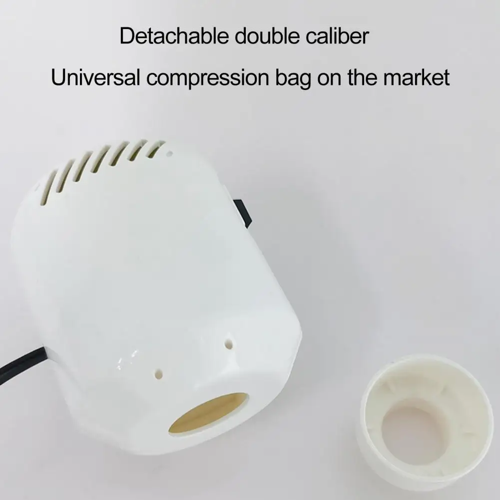 Vacuum Pump for Compression Bags Electric Vacuum Pump 55w High Power Dual-caliber Air Pump Travel Vacuum Sealer Machine