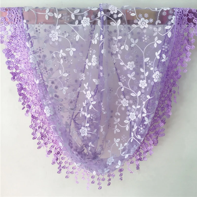 High Quality Lace Square Bandanas Style Rock Embroidery Floral Headband Net Breathable Hijab Through Headscarf Muslim Woman Veil