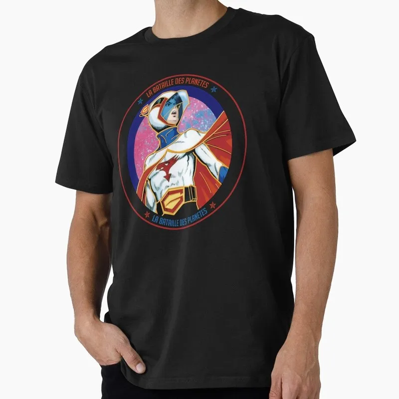 Kagaku Ninja-Tai Gatchaman Science Ninja Team Unisex Graphic T-shirt Vintage 70s Anime Battle of the Planets G-Force Fan Tops