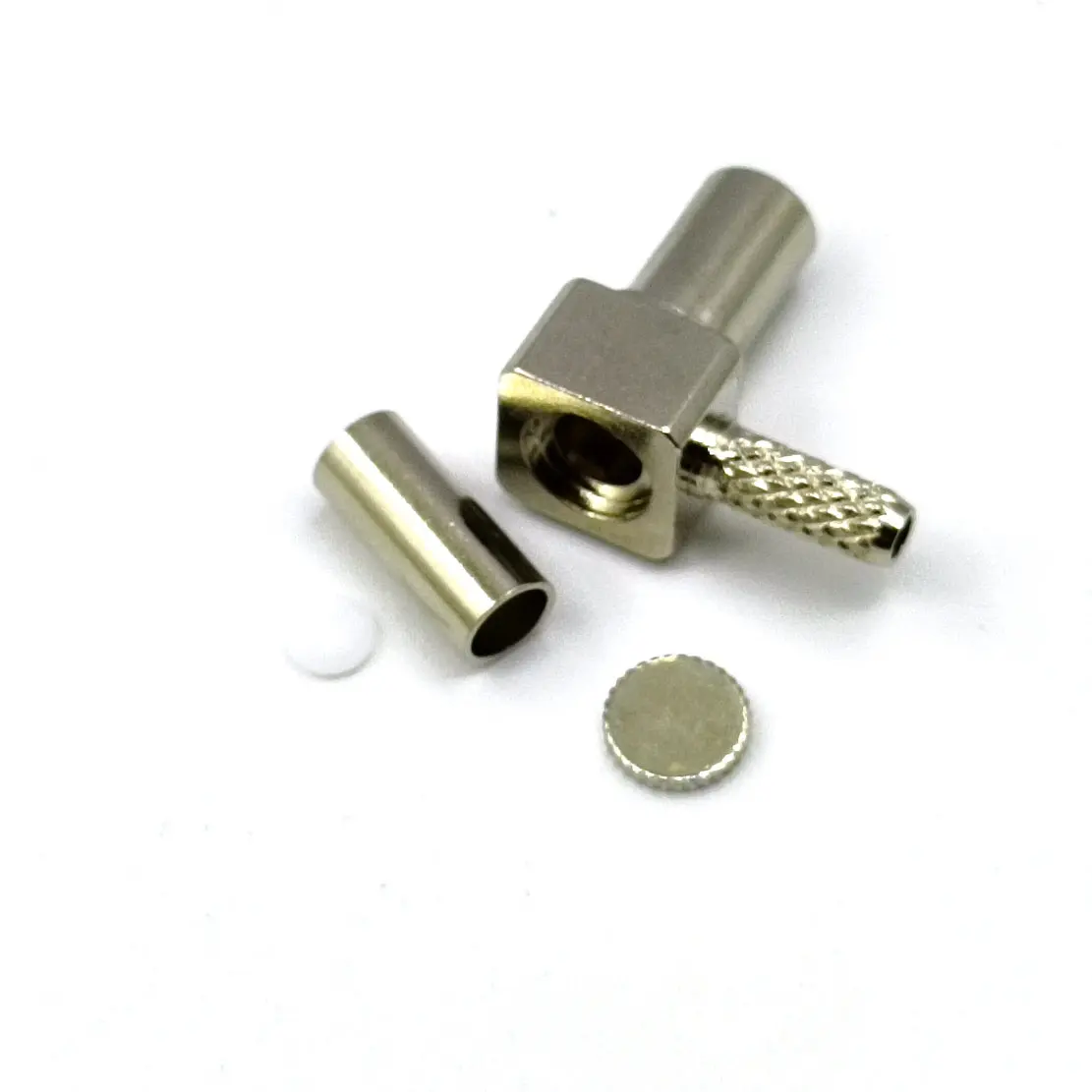 100 Stuks Koper Rechts Ms147 Mannelijke Plug Krimp Voor Rg316 Rg174 Lmr100 Kabel Connector