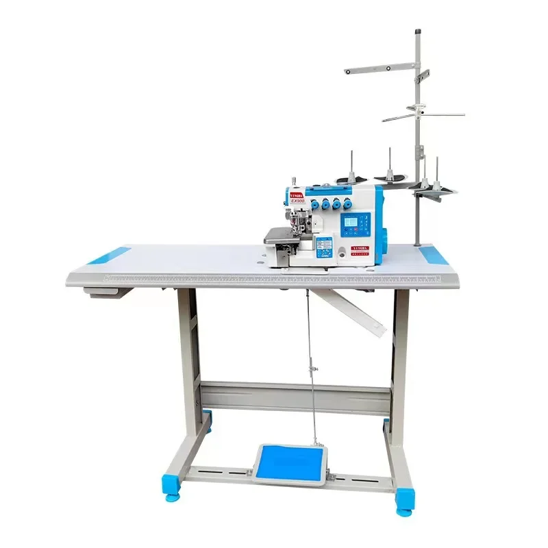 Computer automatic thread cutting four-wire oversewing machine, three-wire five-wire edge locking machine, edge copying machine