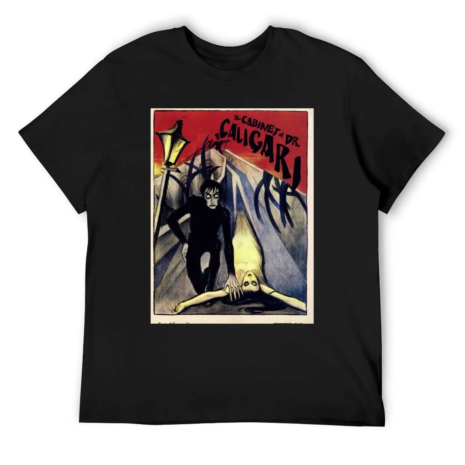 

The Cabinet of Dr. Caligari Robert Wiene T-Shirt vintage anime shirt summer 2025 vintage sublime men t shirts high quality