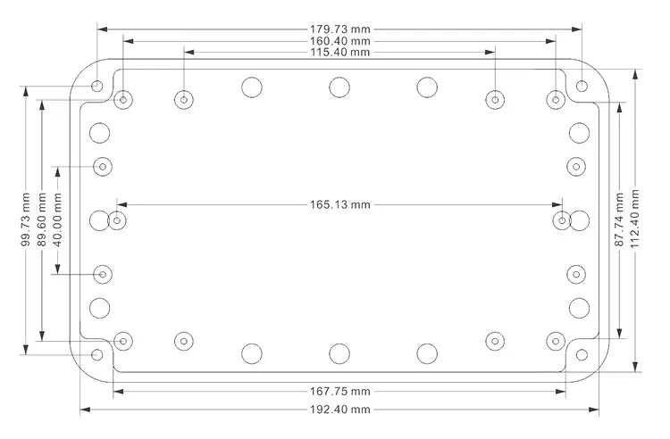 200x120x75mm Waterproof Plastic Junction Box Electronic Instrument Housing Diy Enclosure Case Electrical Project Outdoor Boxes